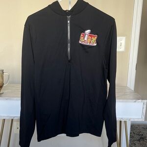 Philadelphia Eagles Greyson Black Quarter-Zip Pullover with LIX Logo